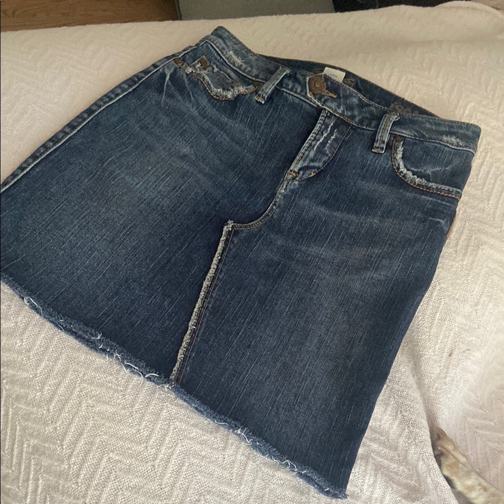 Silver Jeans Blue Denim Mini Skirt